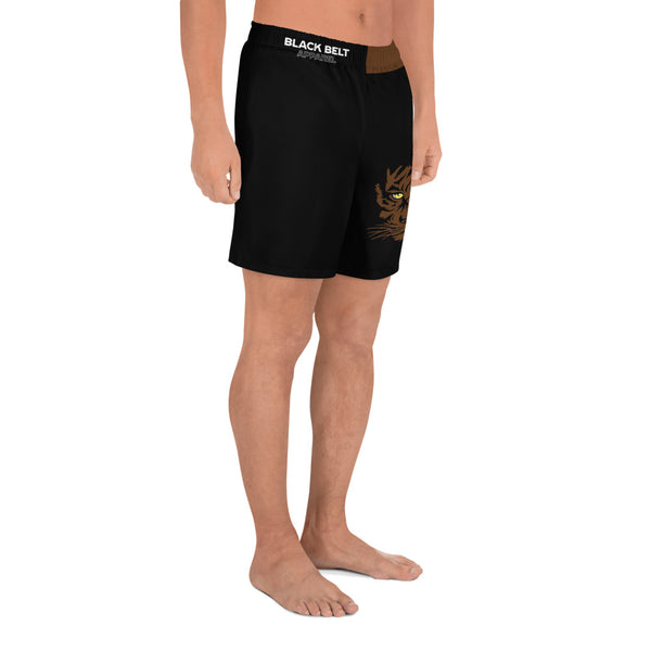 Wild Tiger - Men's Shorts - Brown - BlackBeltApparel