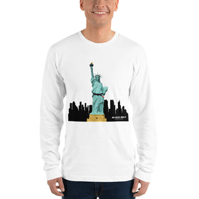 Lady Liberty - Unisex Long Sleeve -  Black