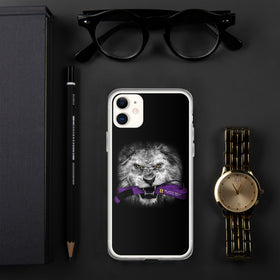 Lion - iPhone Case - Purple