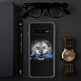Lion - Samsung Case - Blue