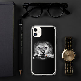 Lion - iPhone Case - White