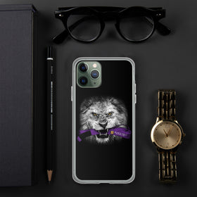 Lion - iPhone Case - Purple