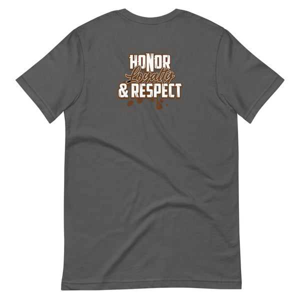 Honor Jiu Jitsu - Unisex T-Shirt - Brown Belt - BlackBeltApparel