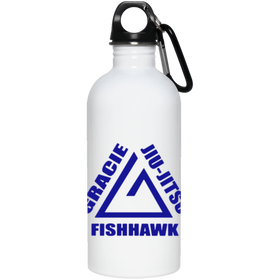 Gracie Fishhawk BJJ - Stainless Steel Water Bottle