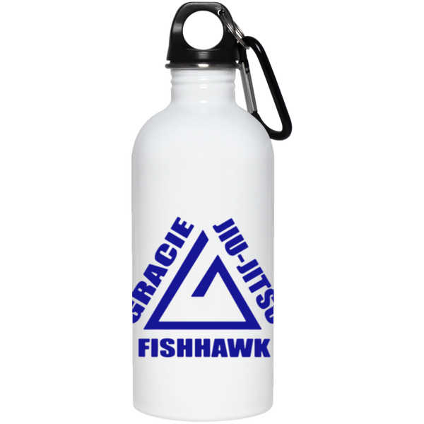 Gracie Fishhawk BJJ - Stainless Steel Water Bottle - BlackBeltApparel
