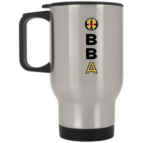 BBA - Silver Stainless Travel Mug
