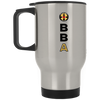 BBA - Silver Stainless Travel Mug