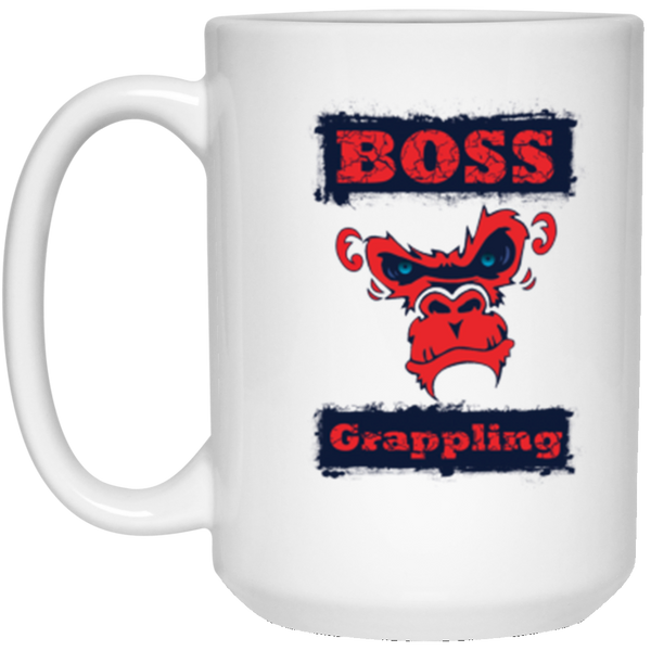 Boss Grappling - 15 oz. White Mug - BlackBeltApparel