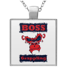 Boss Grappling - Square Necklace