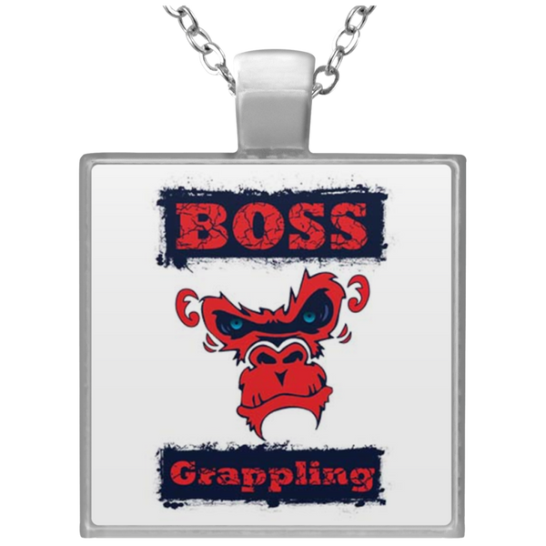 Boss Grappling - Square Necklace - BlackBeltApparel
