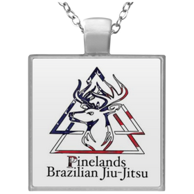 Pinelands BJJ - Square Necklace