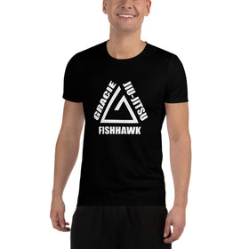 Gracie Fishhawk BJJ -  Men's Athletic T-shirt