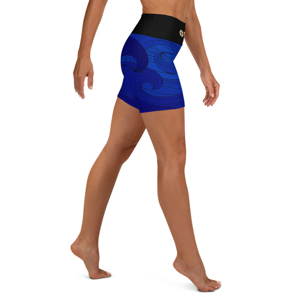 Flow BJJ - Women's Shorts - Blue - BlackBeltApparel