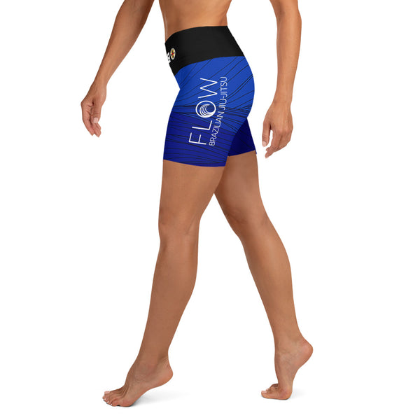 Flow BJJ - Women's Shorts - Blue - BlackBeltApparel