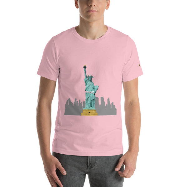 Lady Liberty -  Unisex Tee - White - BlackBeltApparel