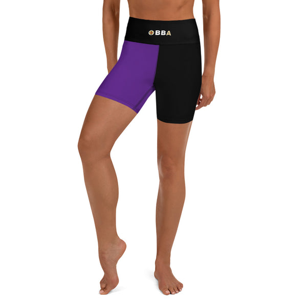BBA Ranked - Women's Shorts - Purple - BlackBeltApparel