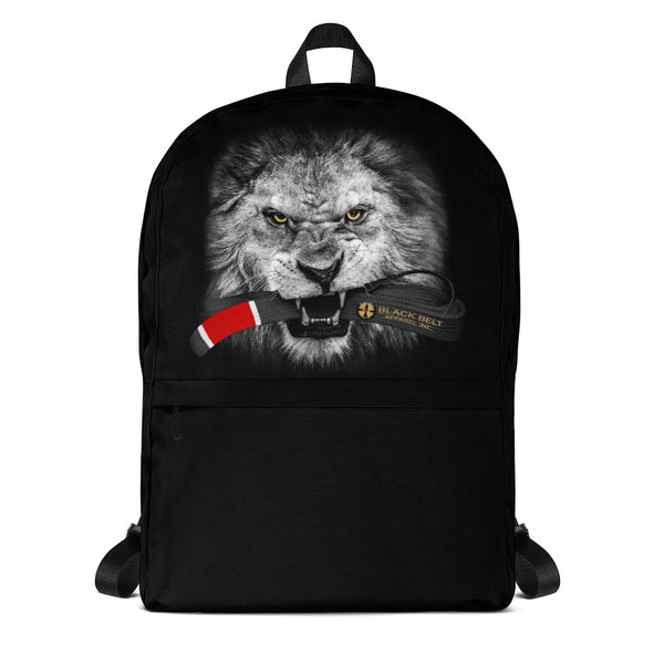 Lion - Backpack - Red - BlackBeltApparel