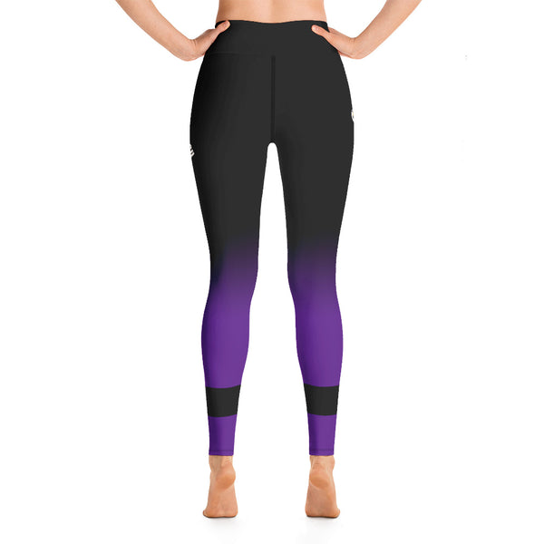 Gracie Fishhawk BJJ - Women's Leggings - Purple - BlackBeltApparel