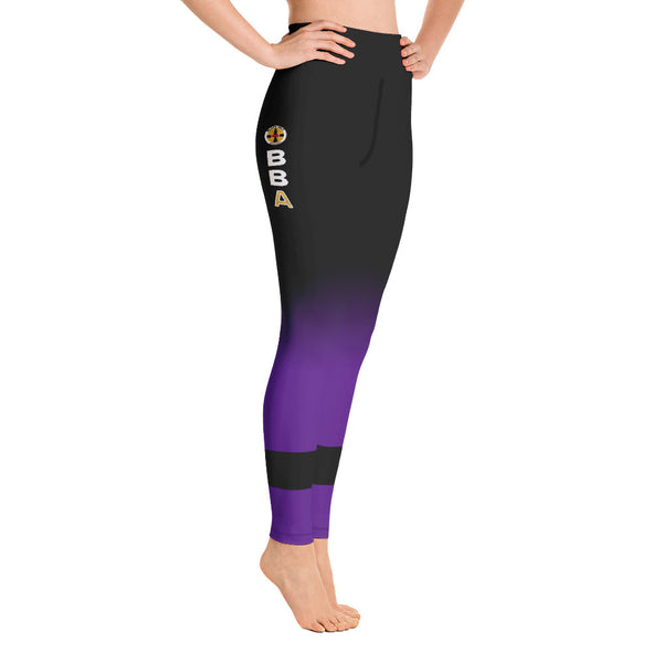 Pinelands BJJ - Women's Leggings - Purple Belt - BlackBeltApparel