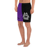 Gracie Fishhawk BJJ - Men's Athletic Shorts - Purple - BlackBeltApparel