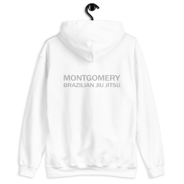 Montgomery BJJ - WHITE B - Unisex Hoodie - BlackBeltApparel