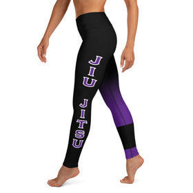 Take-Down - Women's Leggings - Purple Belt