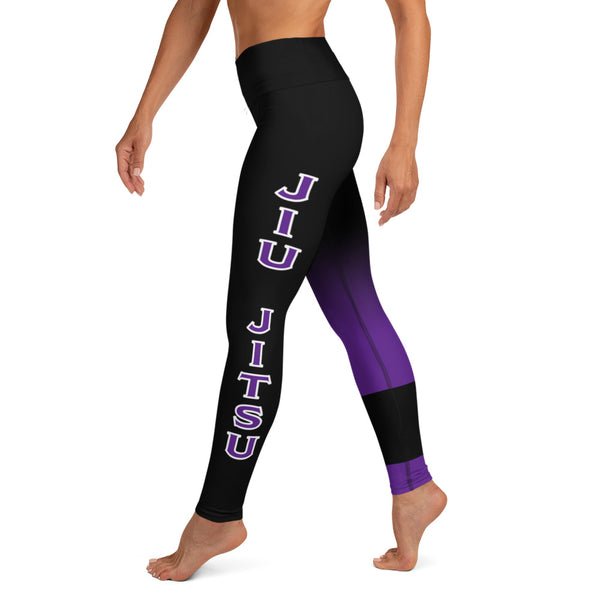 Take-Down - Women's Leggings - Purple Belt - BlackBeltApparel