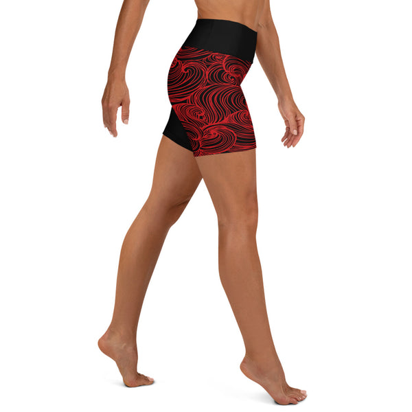 Gracie Owensboro BJJ - Women's Shorts - Red - BlackBeltApparel