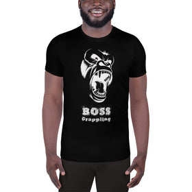 Boss Grappling Ape - Men's Athletic T-shirt - White Belt