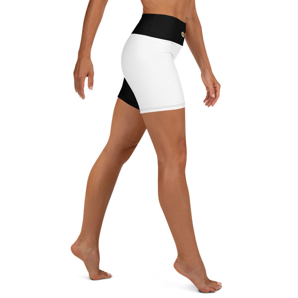 BBA Ranked - Women's Shorts - White - BlackBeltApparel