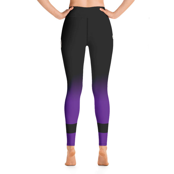 Gracie Owensboro BJJ -Women's Leggings - Purple - BlackBeltApparel