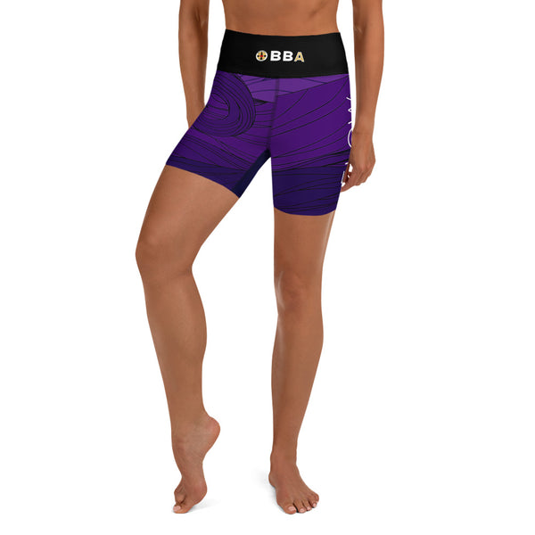 Flow BJJ - Women's Shorts - Purple - BlackBeltApparel