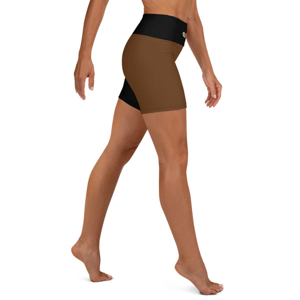 BBA Ranked - Women's Shorts - Brown - BlackBeltApparel