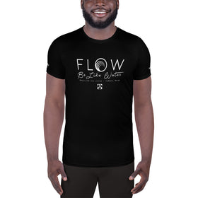 Flow BJJ -  Men's Athletic T-shirt - Black