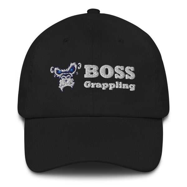 Boss Grappling -WHITE B - HAT - BlackBeltApparel