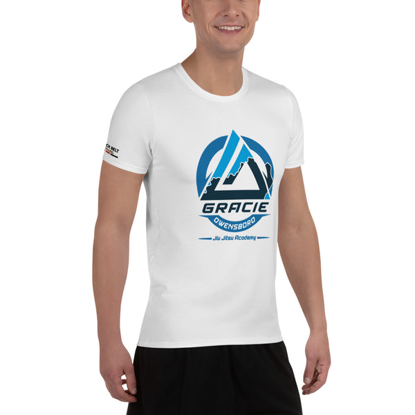 Gracie Owensboro BJJ - Men's Athletic T-shirt - BlackBeltApparel