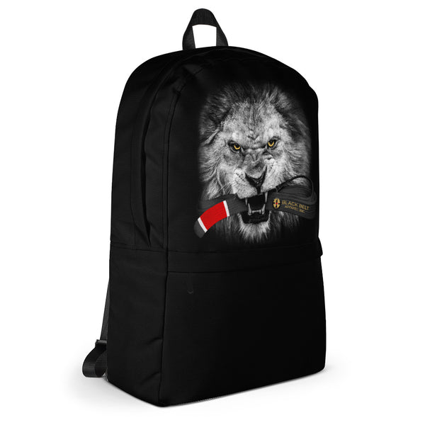 Lion - Backpack - Red - BlackBeltApparel