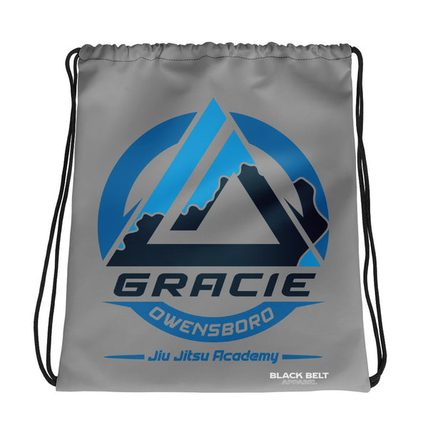Gracie Owensboro BJJ - Drawstring bag - BlackBeltApparel