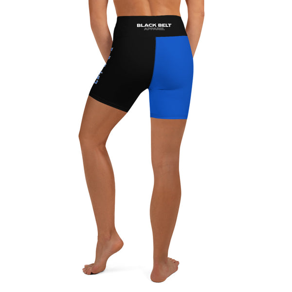 BBA Ranked - Women's Shorts - Blue - BlackBeltApparel