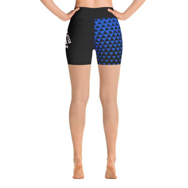 Gracie Fishhawk BJJ - Women's Shorts - Blue - BlackBeltApparel