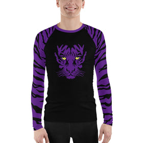 Wild Tiger - Men's Rash Guard - Purple