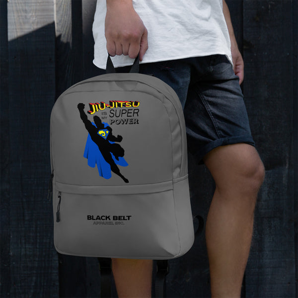 Super Power -  Backpack - Blue - BlackBeltApparel