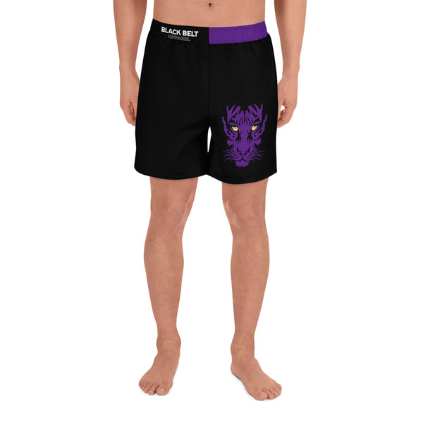 Wild Tiger - Men's Shorts - Purple - BlackBeltApparel