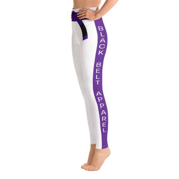 Purple Belt - Women's Leggings - BlackBeltApparel