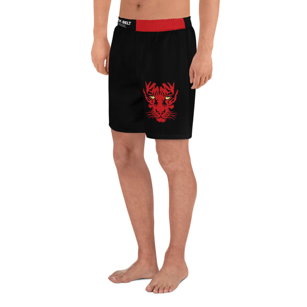 Wild Tiger - Men's Shorts - Red - BlackBeltApparel