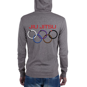 Olympic rings - Unisex zip hoodie