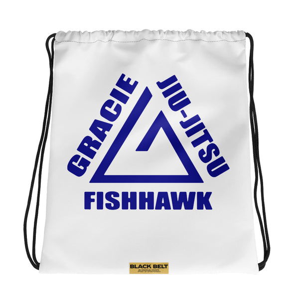 Gracie Fishhawk BJJ - Drawstring bag - BlackBeltApparel