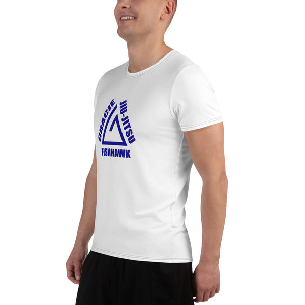 Gracie Fishhawk BJJ - Men's Athletic T-shirt - BlackBeltApparel