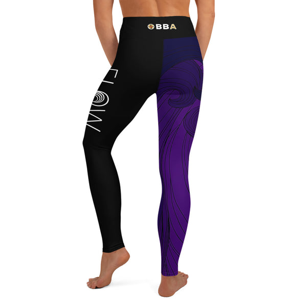Flow BJJ - Women's Leggings - purple - BlackBeltApparel
