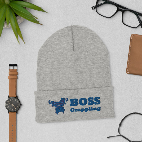 Boss Grappling - BLUE B - Beanie - BlackBeltApparel
